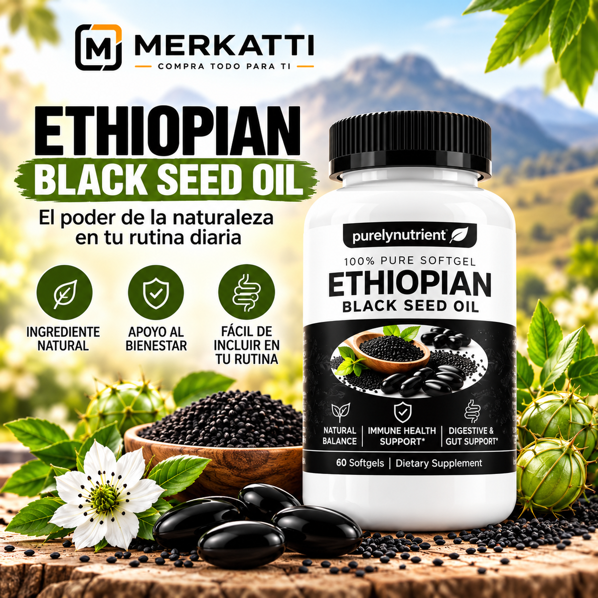 Ethiopian Black Seed Oil