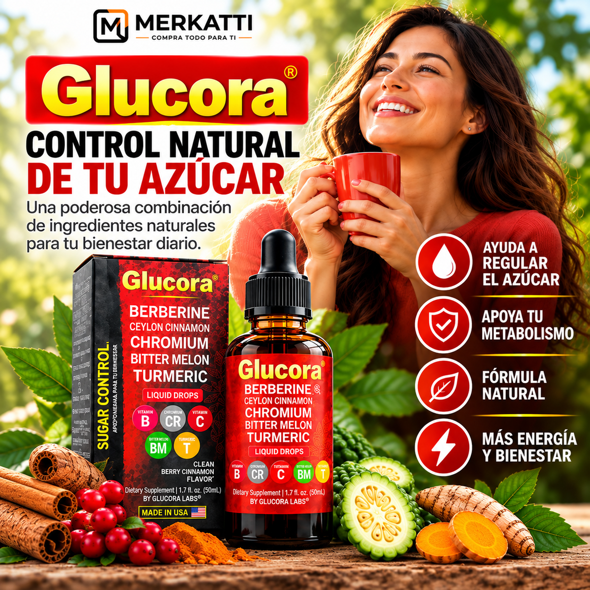 Glucora Berberina Liquida